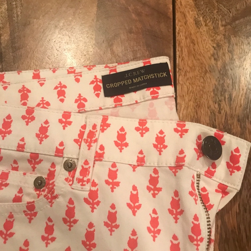 J. Crew cropped matchstick jeans